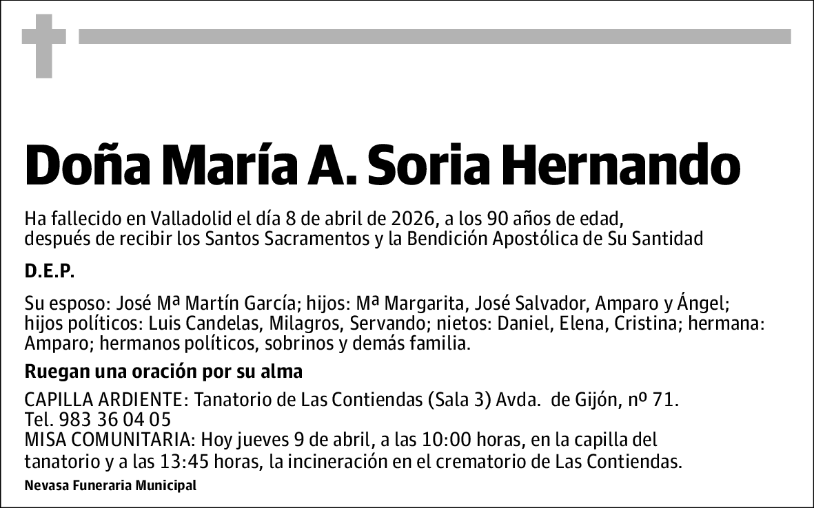María A. Soria Hernando