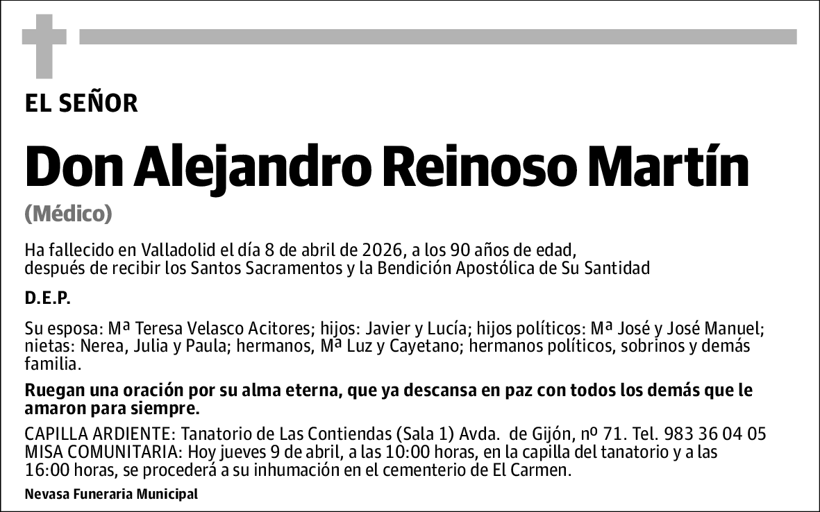 Alejandro Reinoso Martín