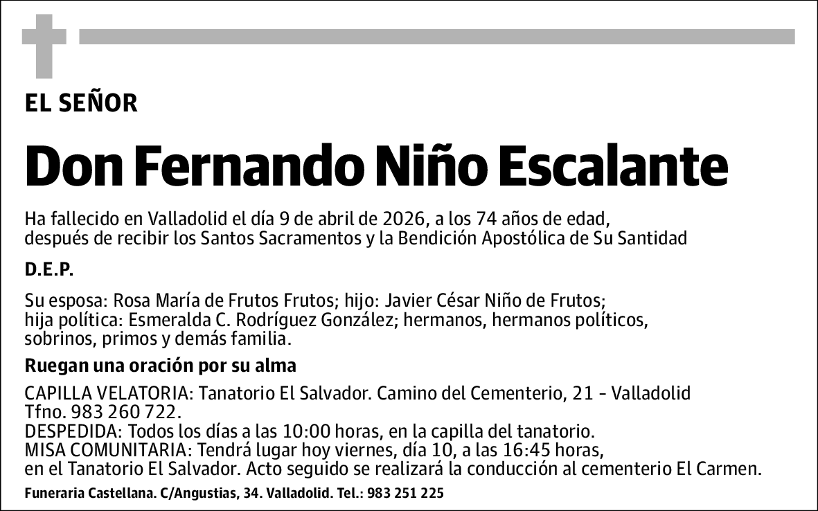 Fernando Niño Escalante