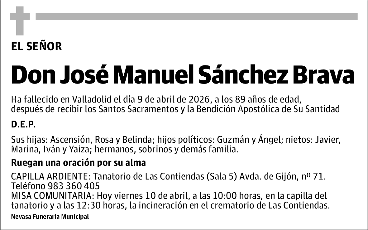 José Manuel Sánchez Brava