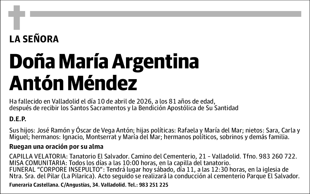 Mª Argentina Antón Méndez