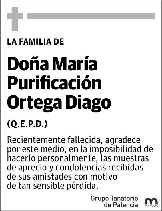 María Purificación Ortega Diago