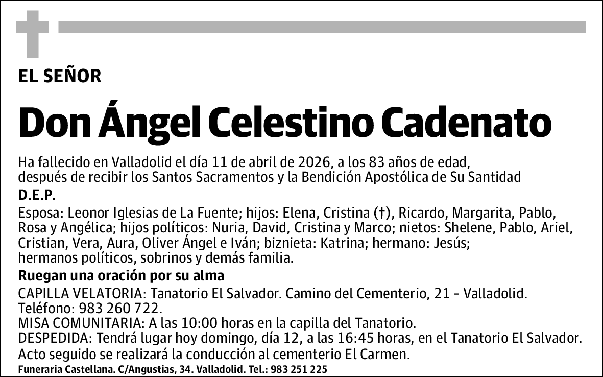 Ángel Celestina Cadenato