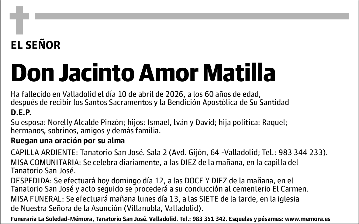 Jacinto Amor Matilla