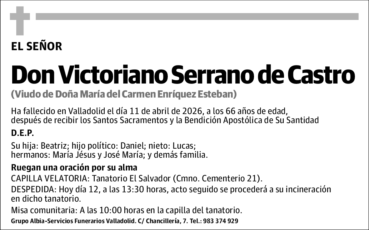 Victoriano Serrano de Castro