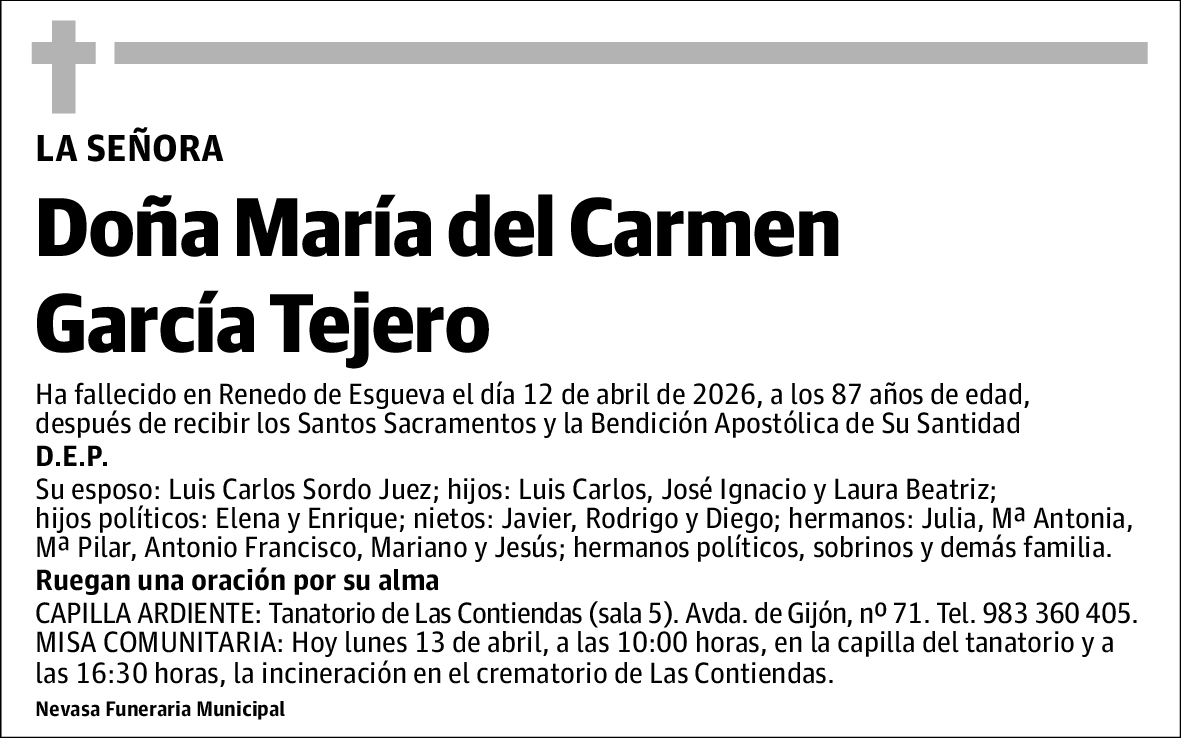 María del Carmen García Tejero