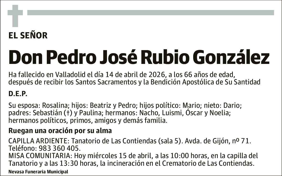 Pedro José Rubio González