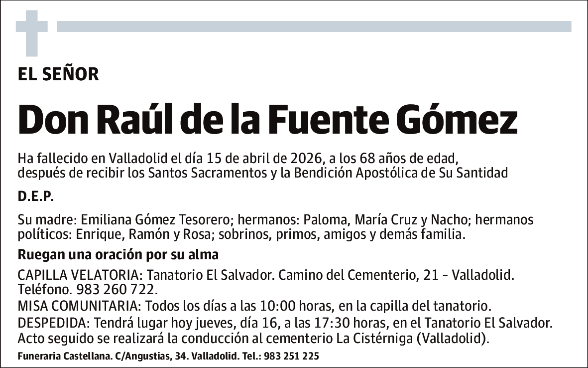 Raúl de la Fuente Gómez