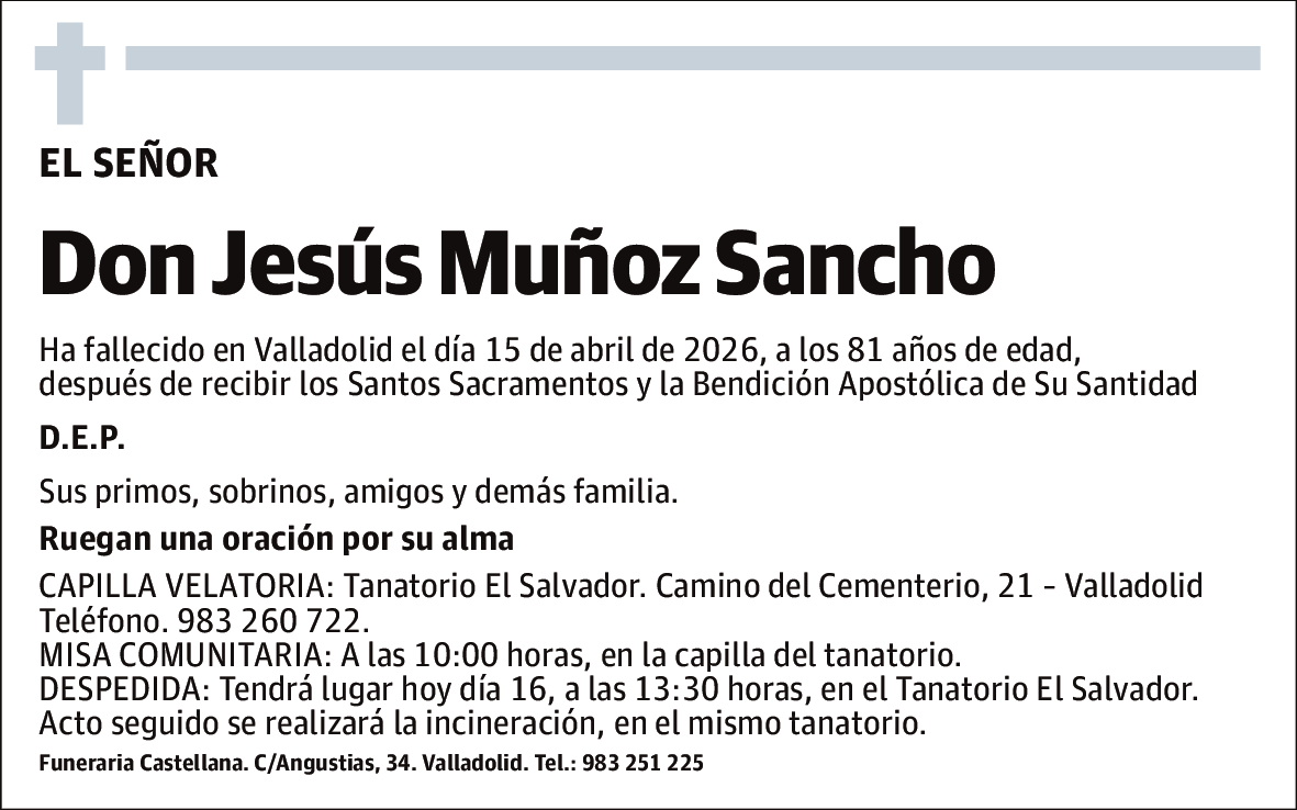 Jesús Muñoz Sancho
