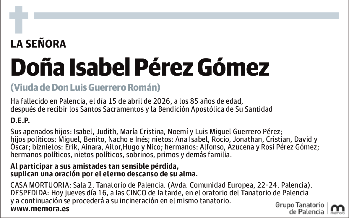 Isabel Pérez Gómez