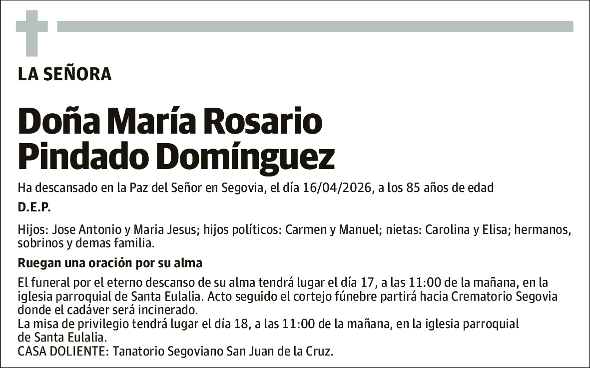 Maria Rosario Pindado Domínguez