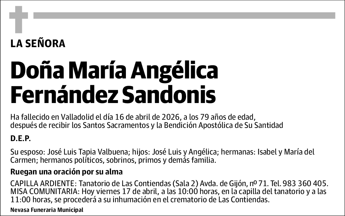 María Angéliga Fernández Sandonis