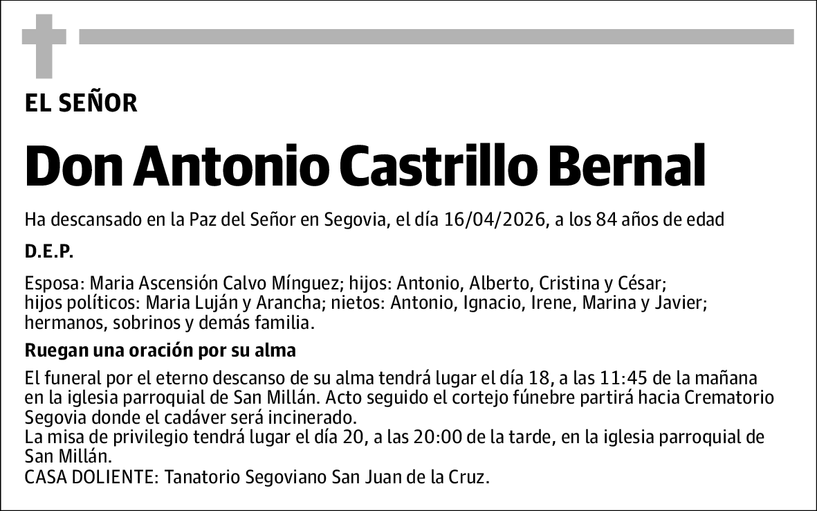 Antonio Castrillo Bernal