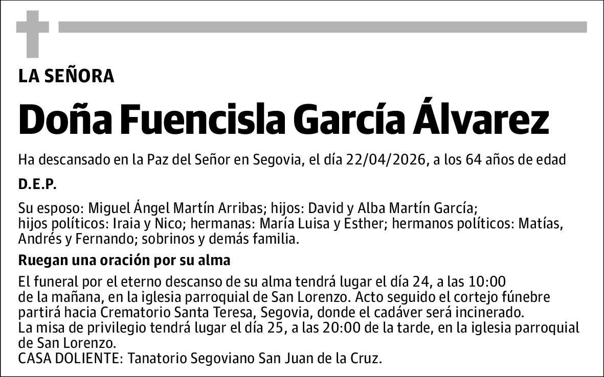 Fuencisla García Álvarez