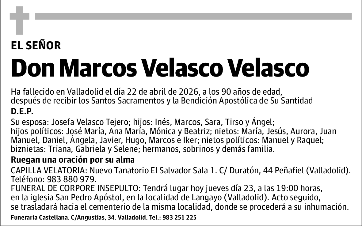 Marcos Velasco Velasco