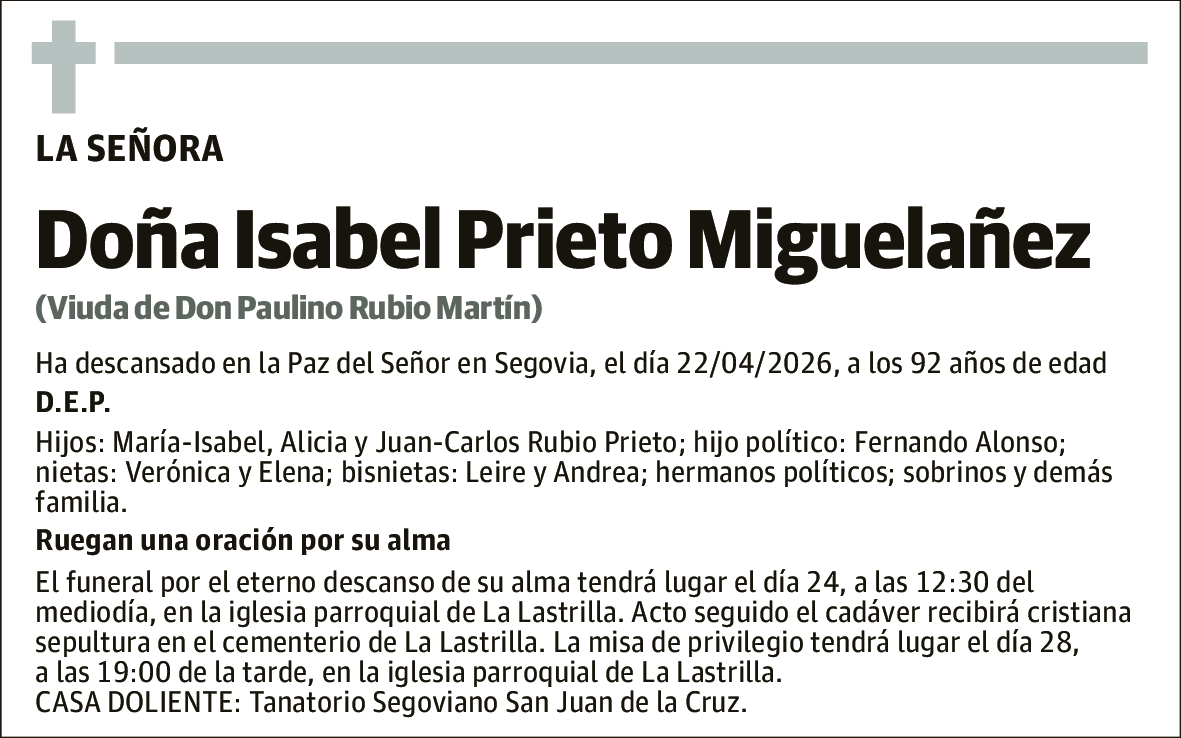Isabel Prieto Miguelañez