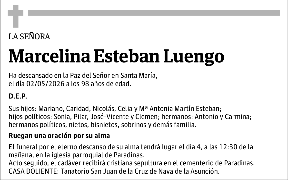 Marcelina Esteban Luengo