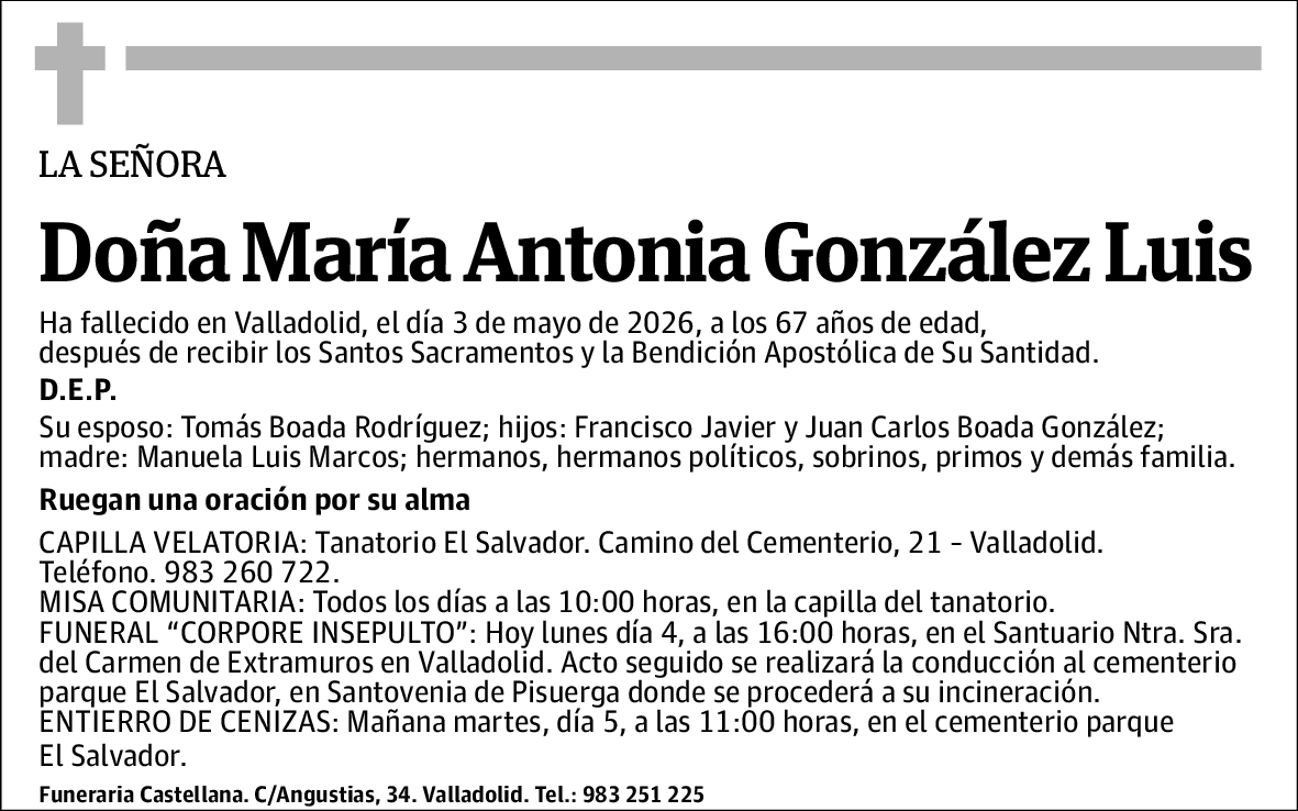 María Antonia Gonzalez Luis