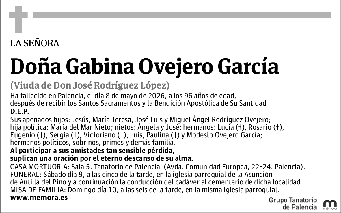 Ovejero García. Gabina