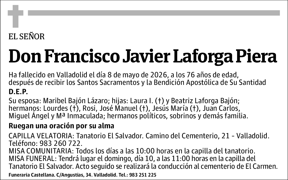 Francisco Javier Laforga Piera