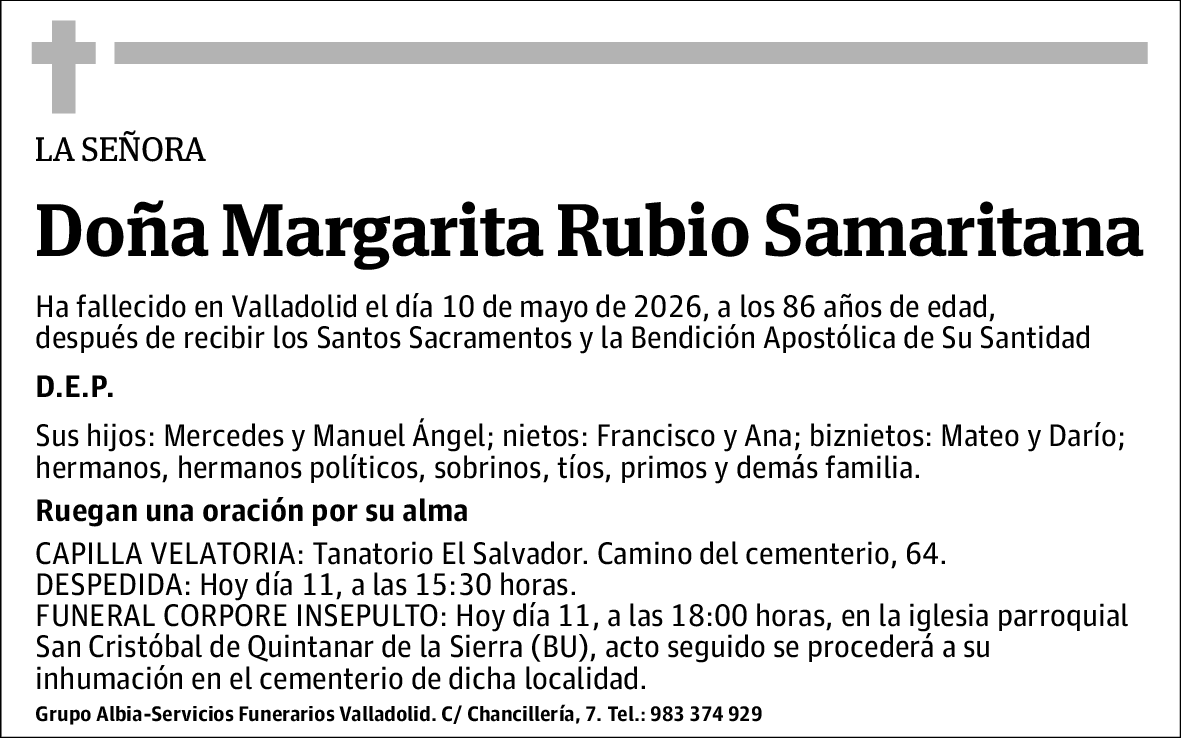 Margarita Rubio Santamaría