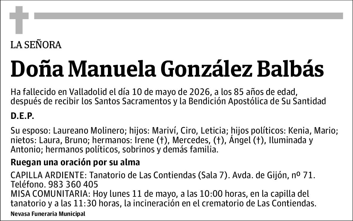 Manuela González Balbás