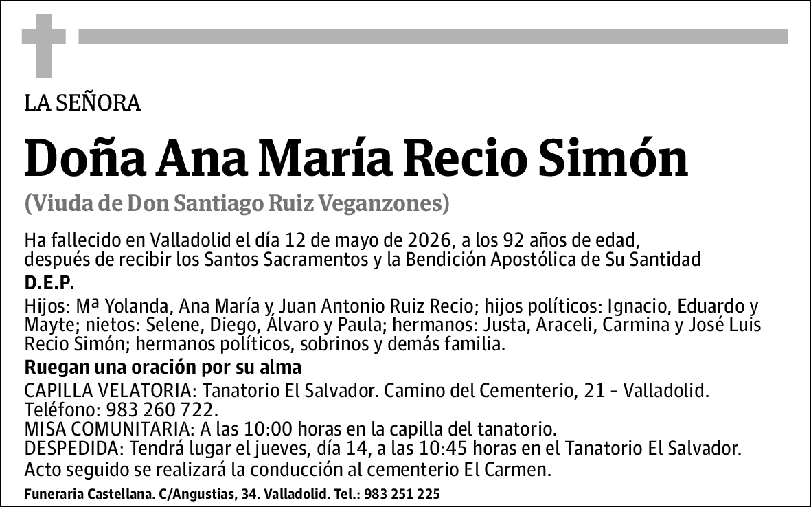 Ana María Recio Simón
