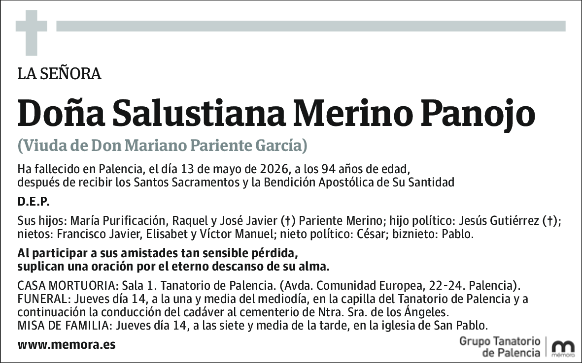 Salustiana Merino Panojo