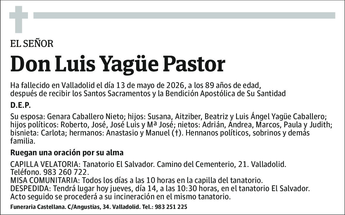 Luis Yagüe Pastor