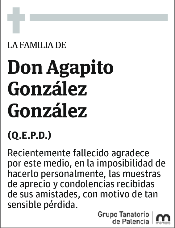 Agapito González González