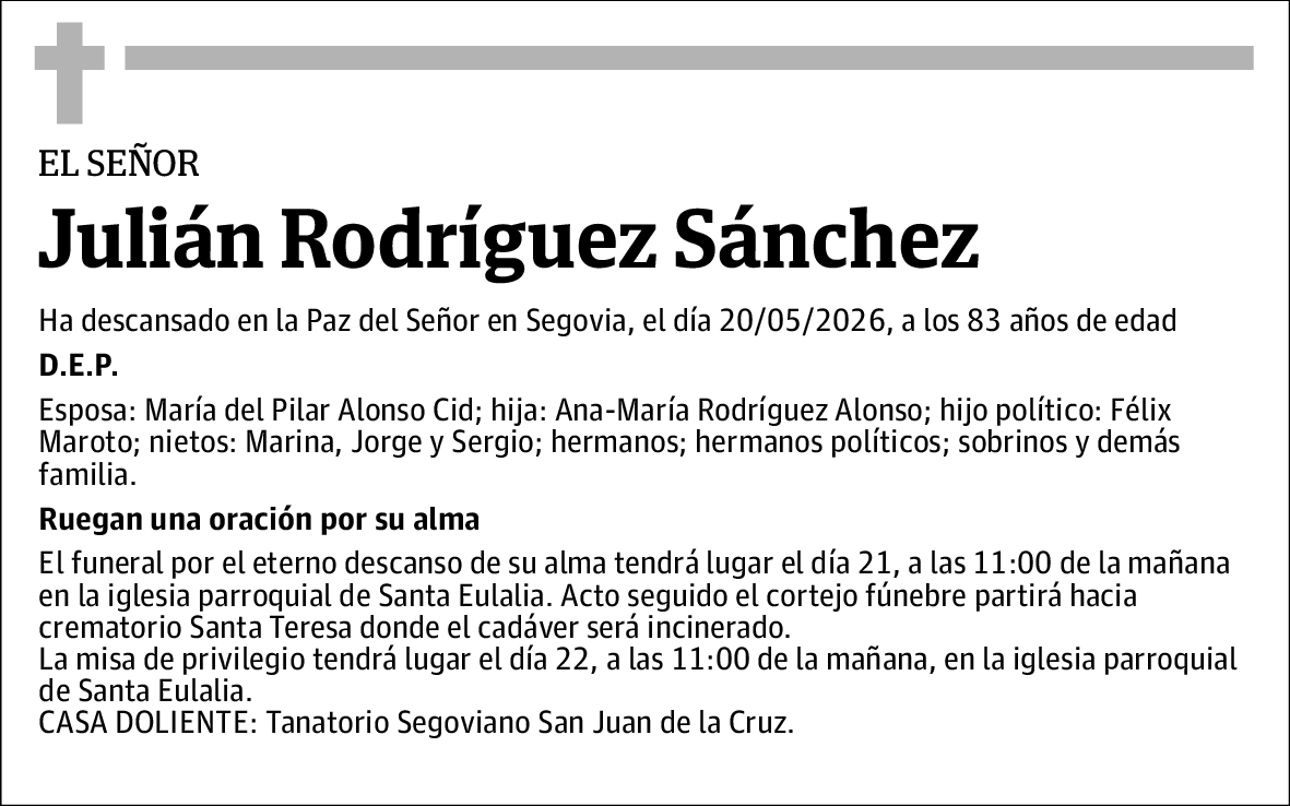 Julián Rodríguez Sánchez
