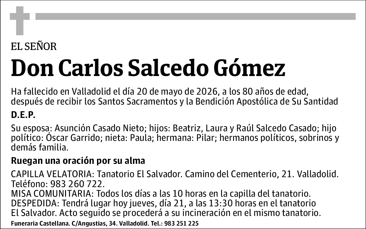 Carlos Salcedo Gómez