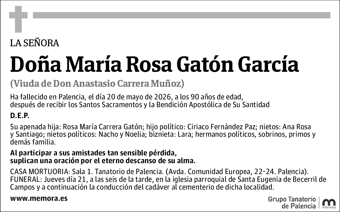 María Rosa Gatón García
