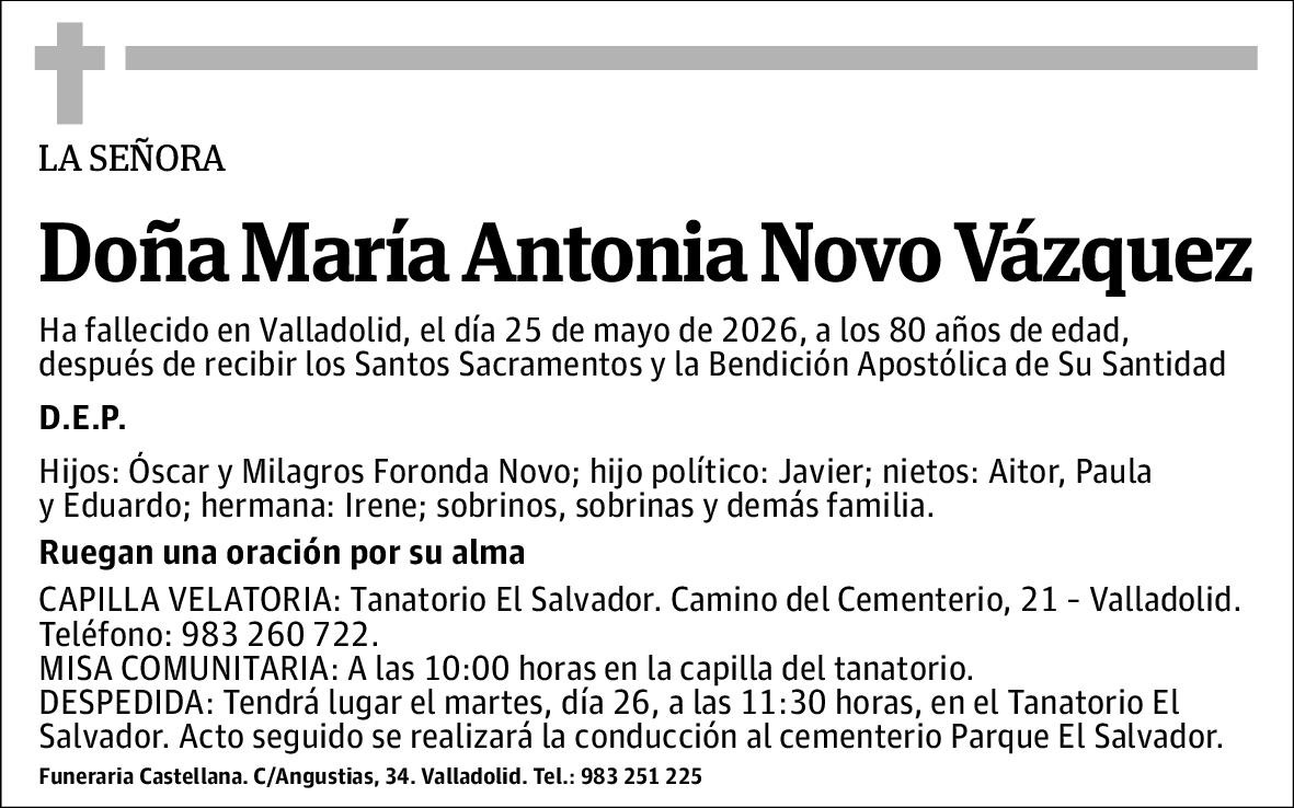 María Antonia Novo Vázquez