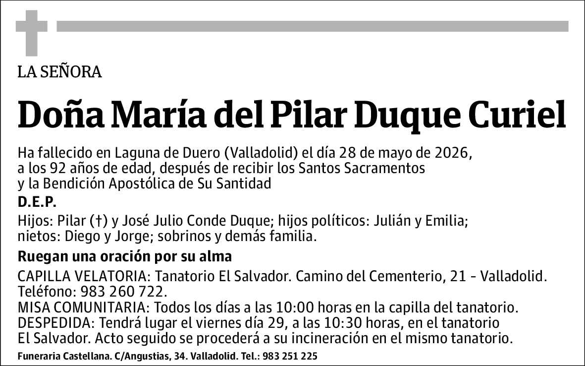 María del Pilar Duque Curiel