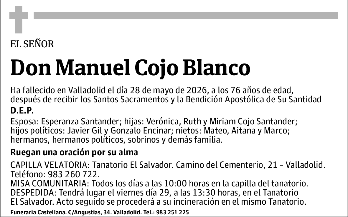 Manuel Cojo Blanco