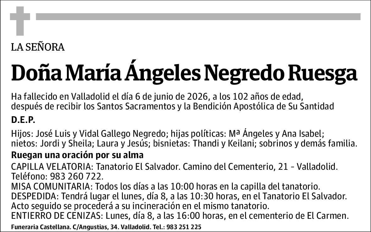 María Ángeles Negredo Ruesga