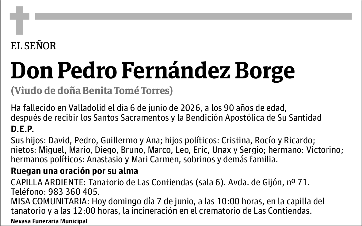 Pedro Fernández Borge