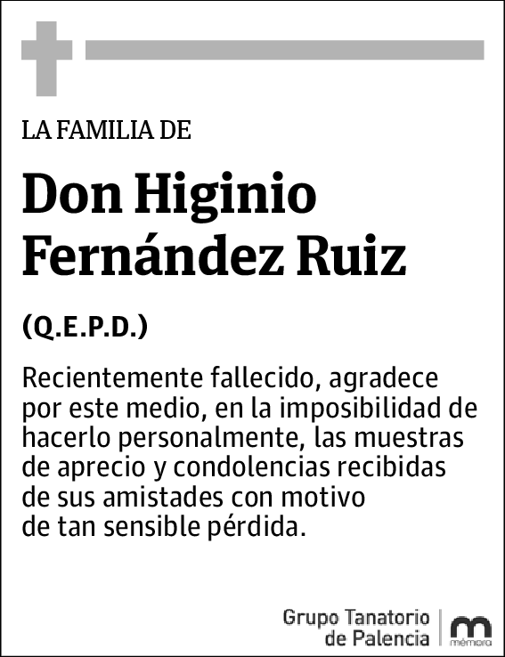 Higinio Fernández Ruiz