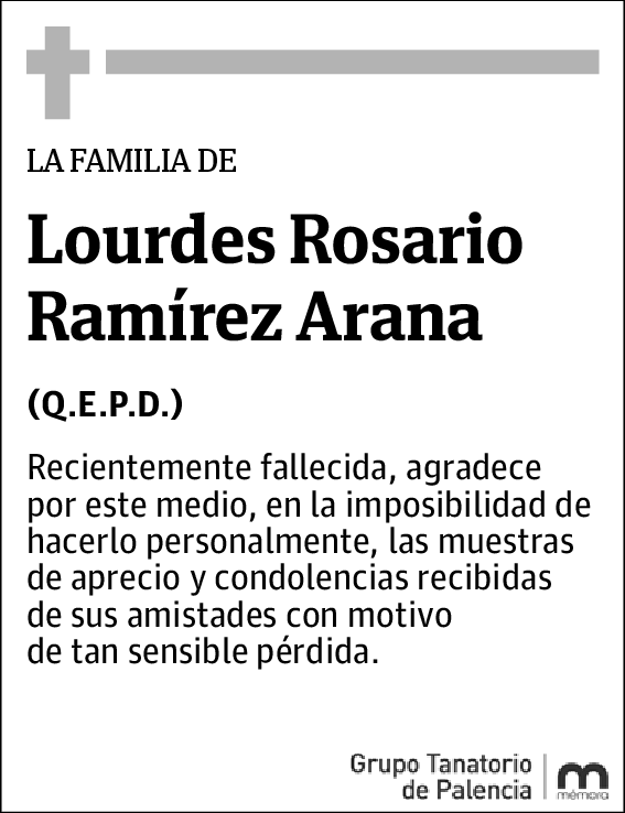 Lourdes Rosario Ramirez Arana