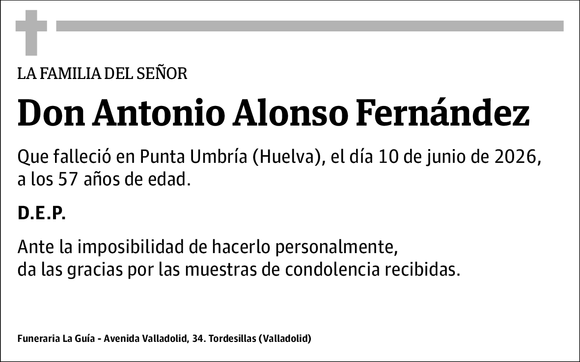 Antonio Alonso Fernández