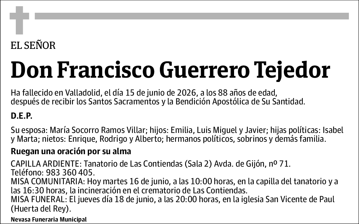 Francisco Guerrero Tejedor