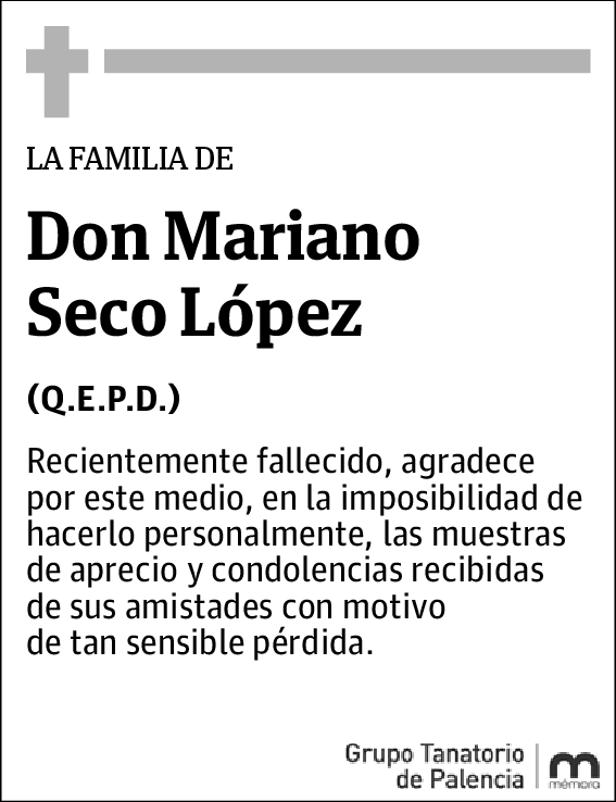 Mariano Seco López