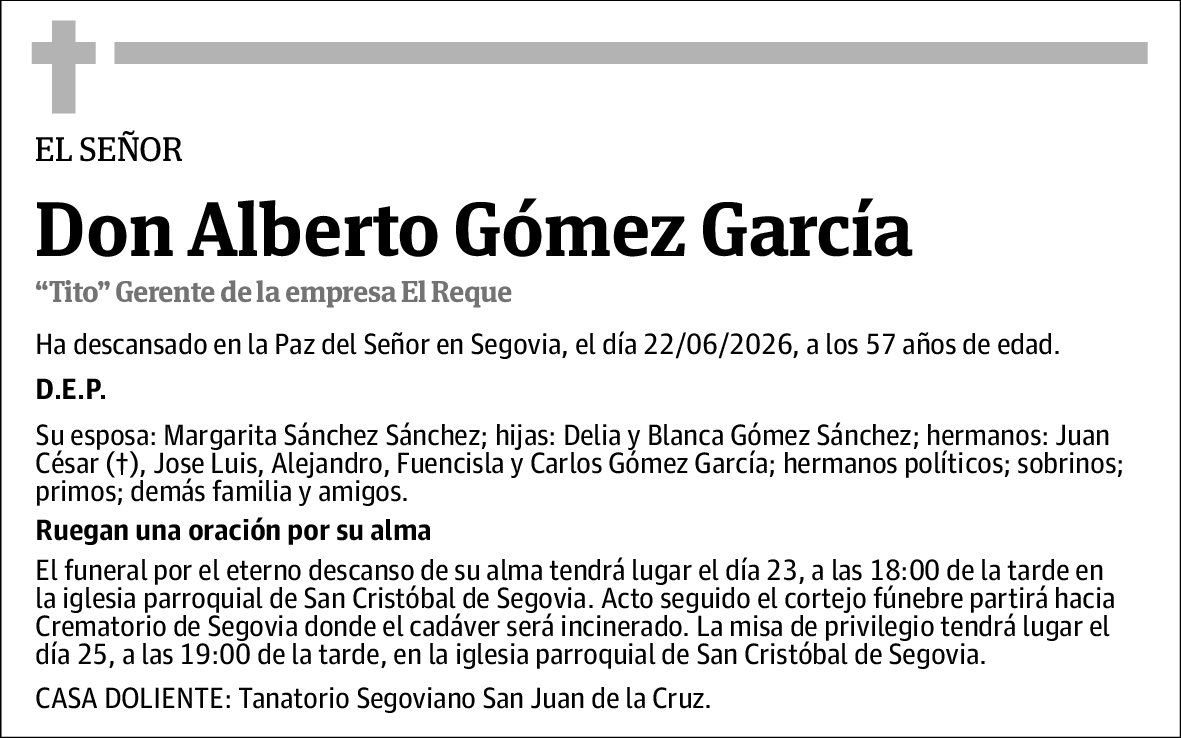 Alberto Gómez Garcia