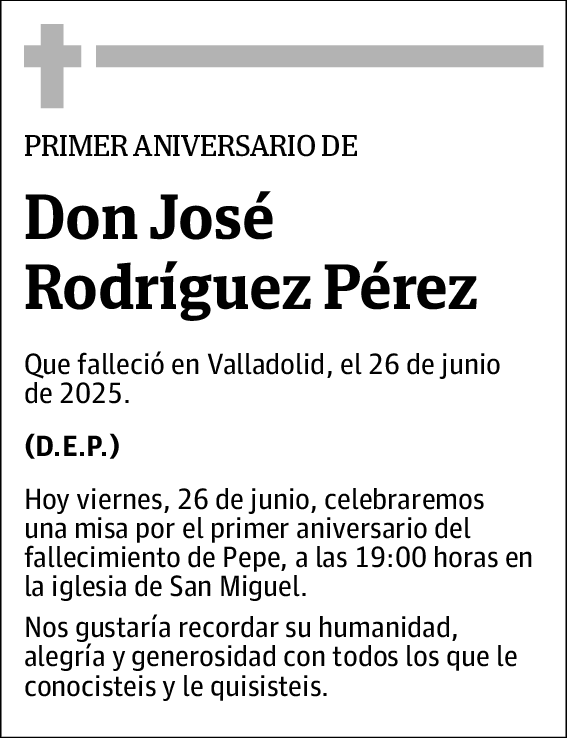 José Rodríguez Pérez