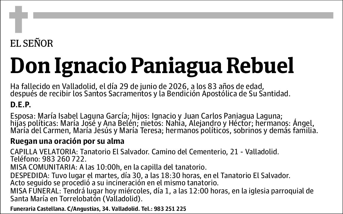 Ignacio Paniagua Rebuel