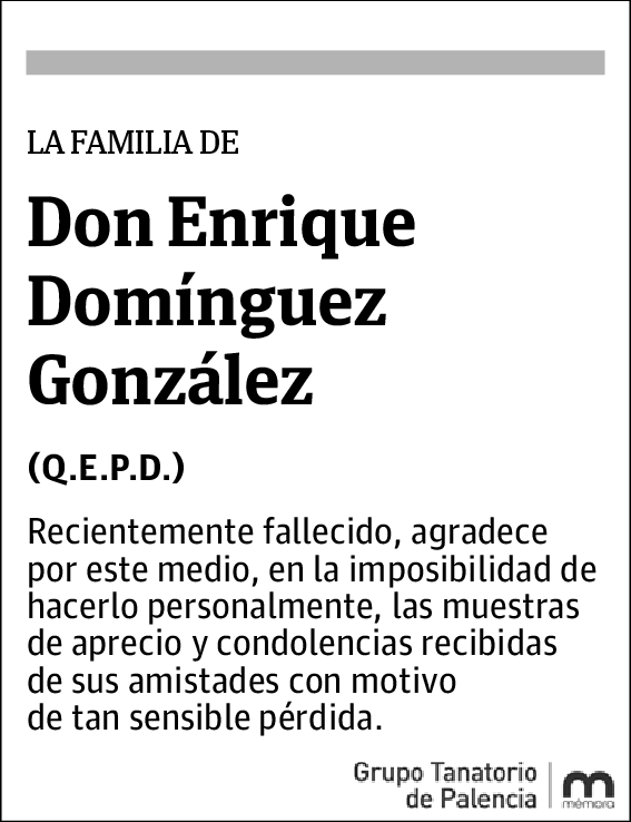 Enrique Domínguez González