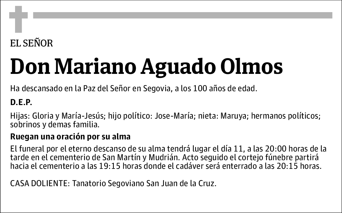 Mariano Aguado Olmos