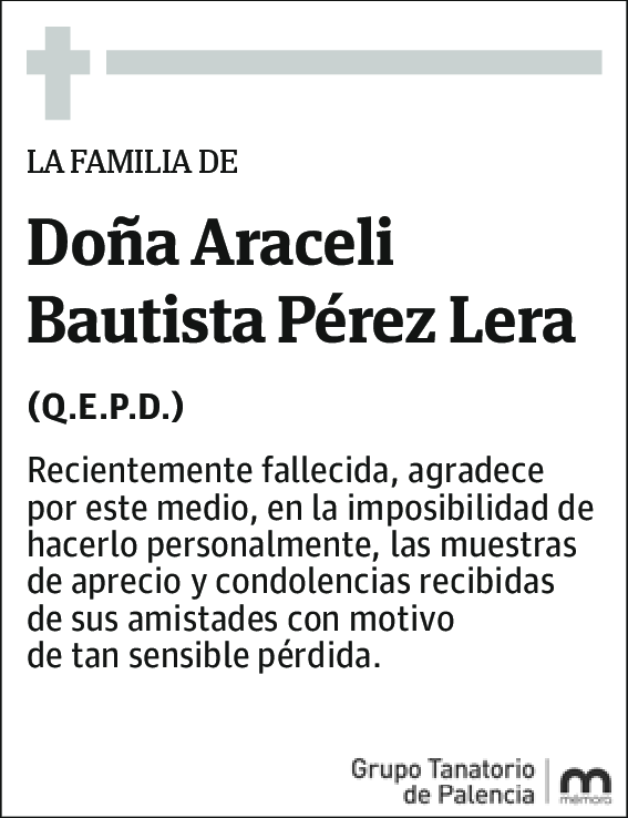 Araceli Bautista Pérez Lera