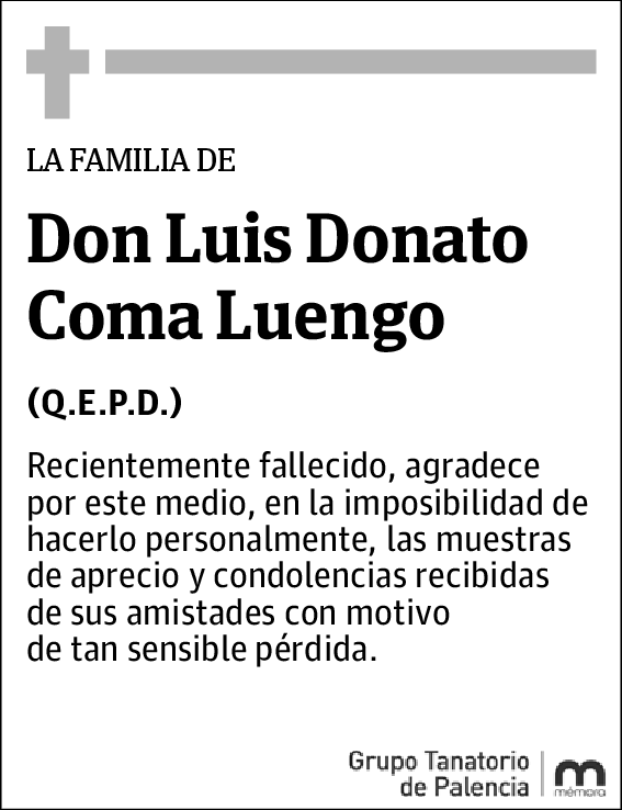 Luis Donato Coma Luengo